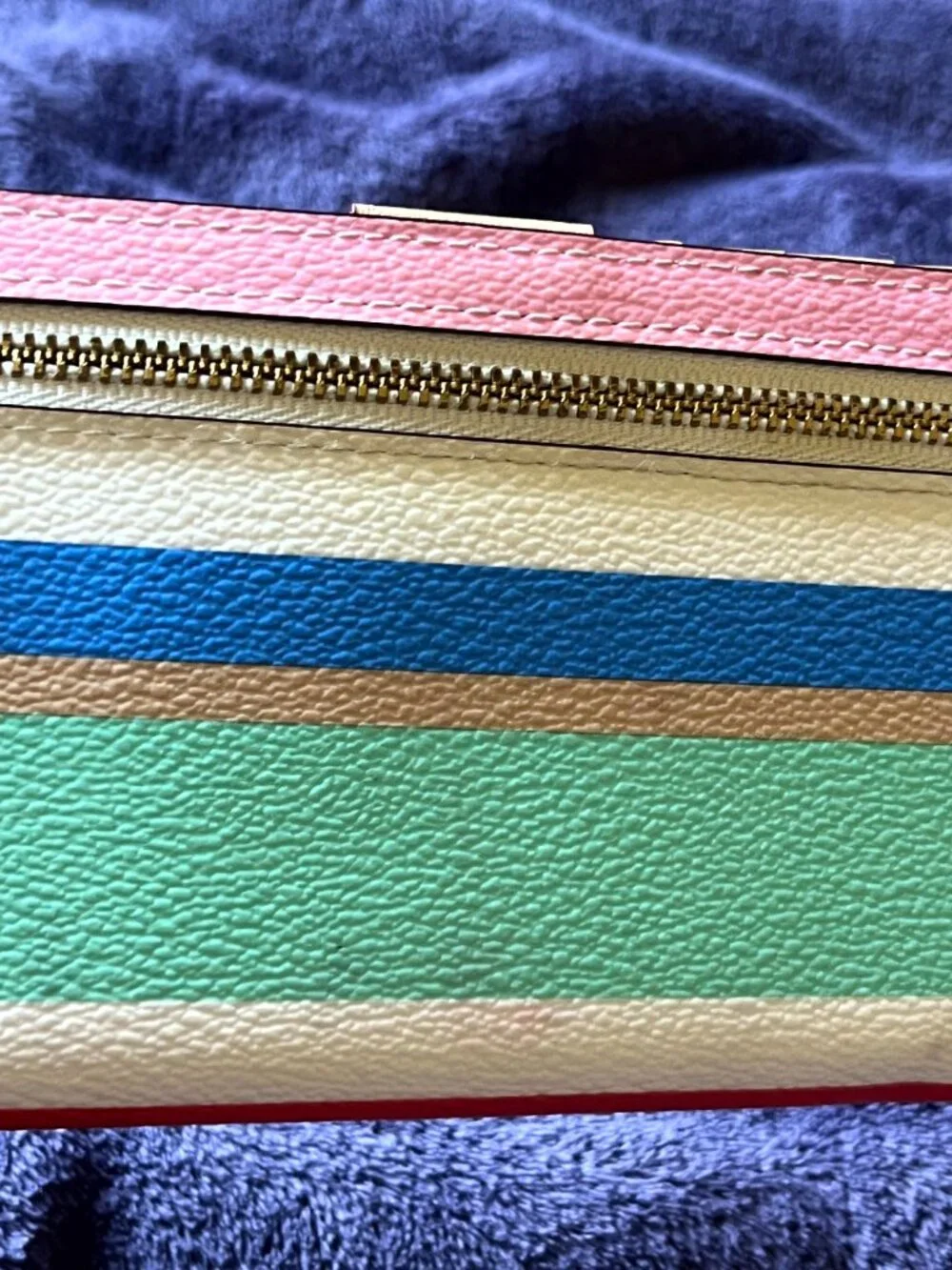 kate spade Large Slim Color Block Bifold Wallet